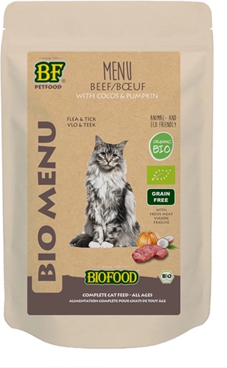 20x Biofood Kat Organic Rund Menu 100 gr van Biofood – productfoto