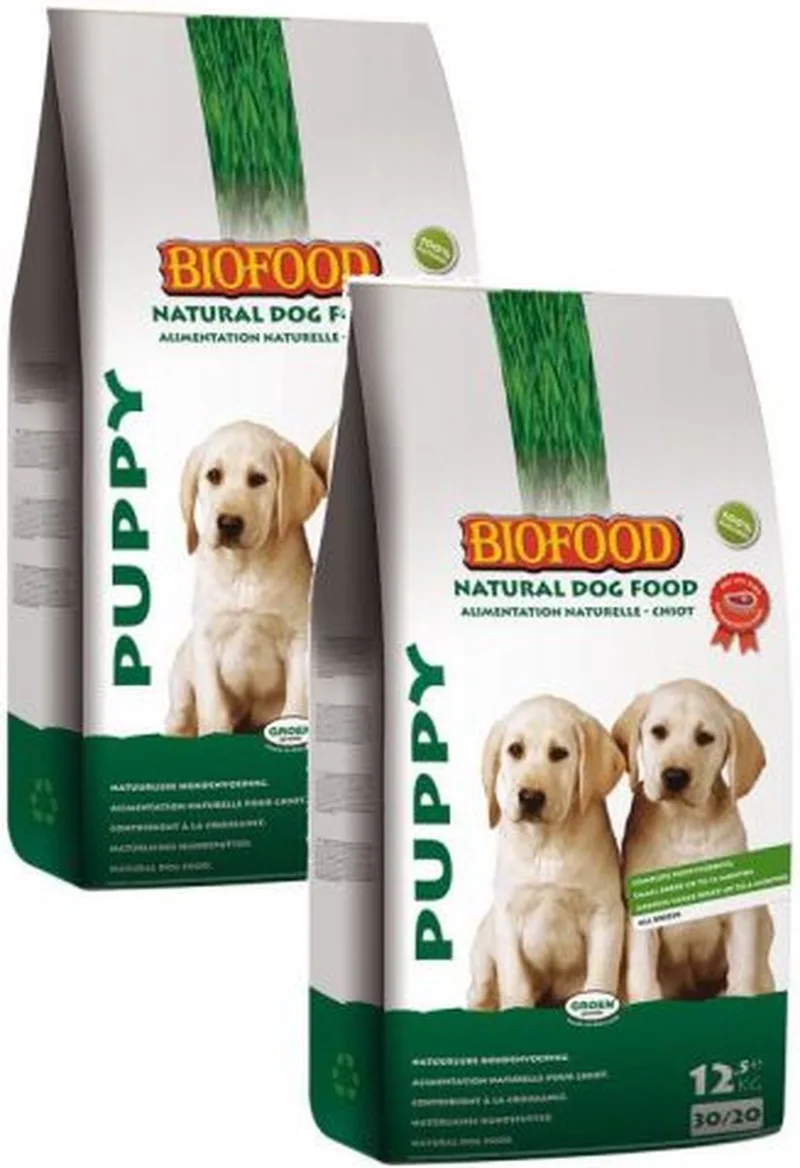 2x 12,5 kg Biofood puppy hondenvoer de Biofood – photo produit