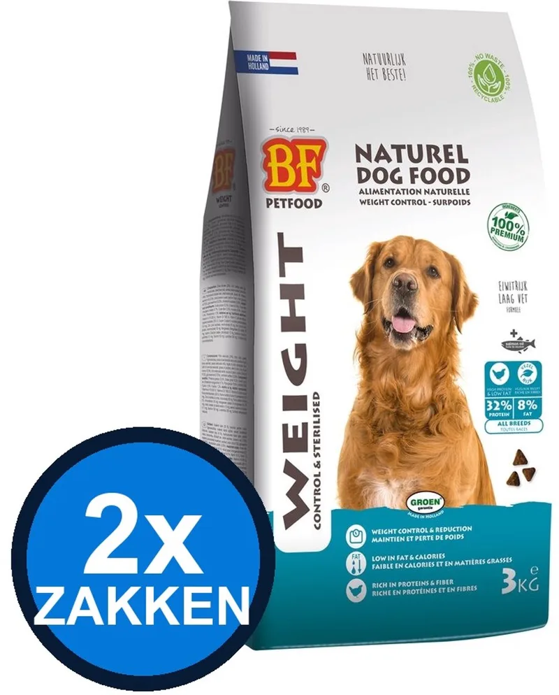 2x Biofood - Weight Control - Hondenvoer Droogvoer - 4 kg by Biofood – product photo