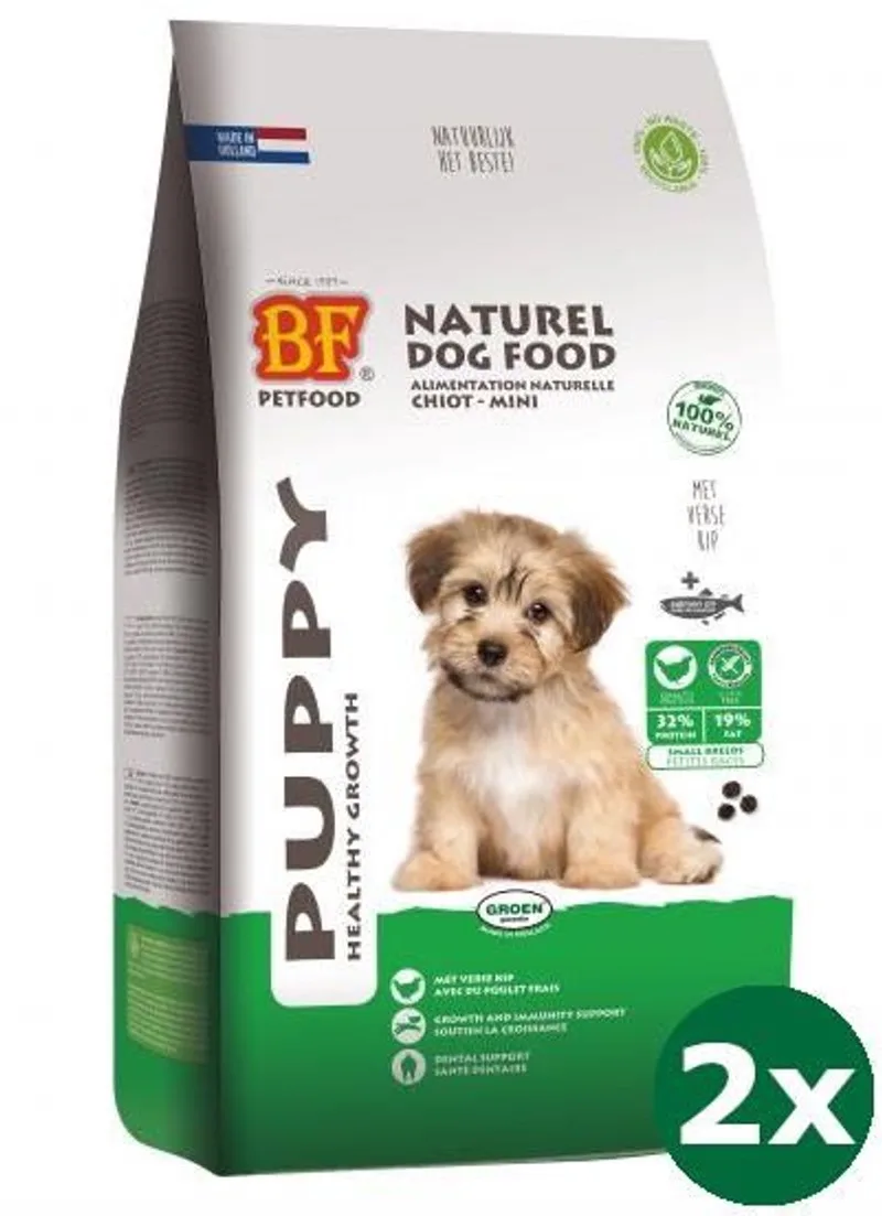 2x1,5 kg Biofood puppy small breed hondenvoer de Biofood – photo produit