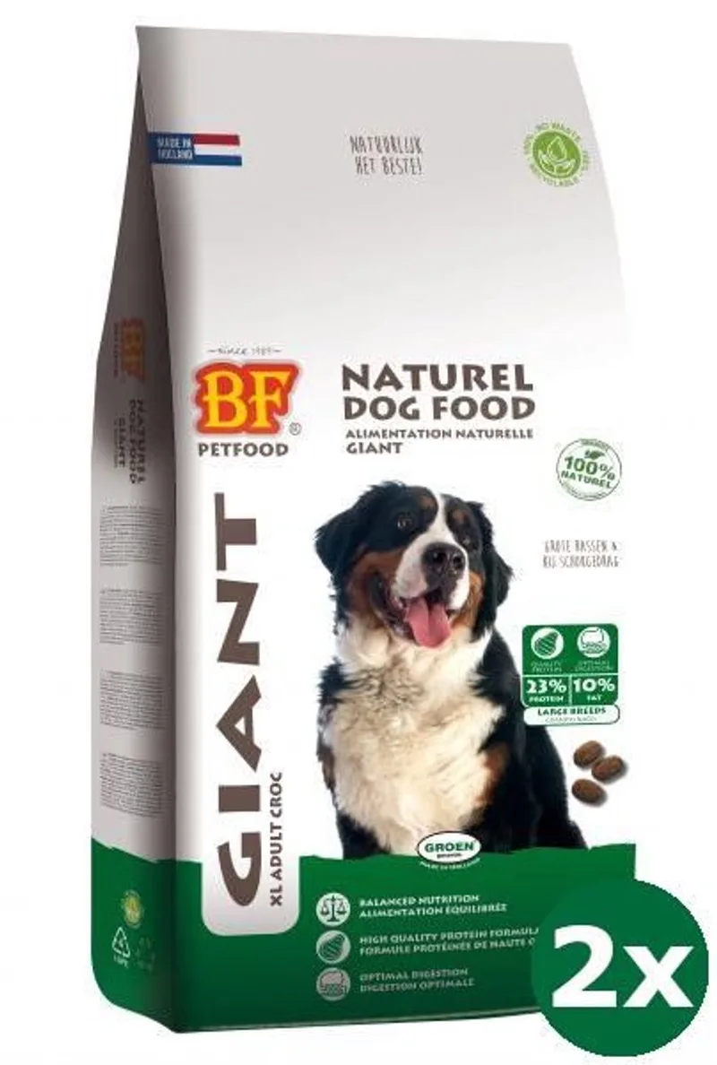2x12,5 kg Biofood giant hondenvoer de Biofood – photo produit