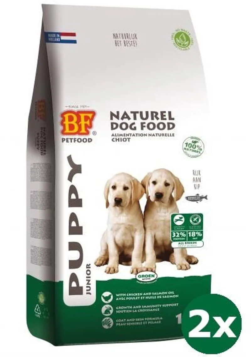 2x12,5 kg Biofood puppy hondenvoer von Biofood – Produktfoto