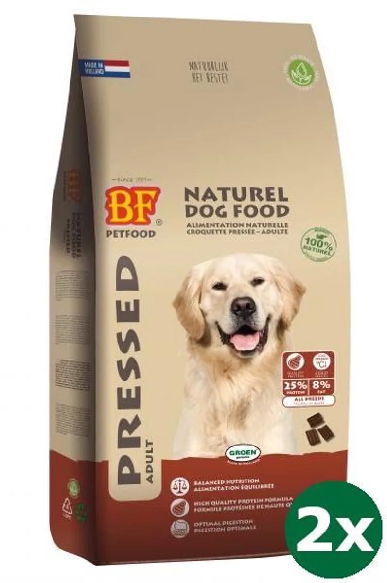 2x13,5 kg Biofood vleesbrok geperst hondenvoer de Biofood – photo produit