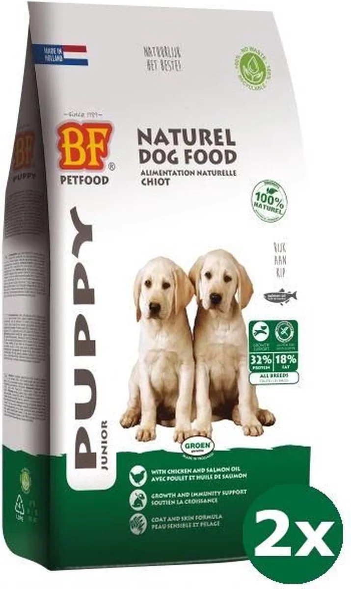 2x3 kg Biofood puppy hondenvoer von Biofood – Produktfoto