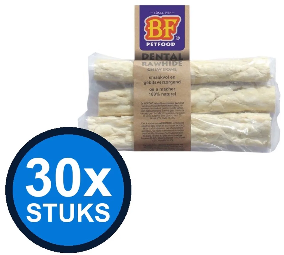 30x Biofood - Kaantjes dental stick small 3st van Biofood – productfoto
