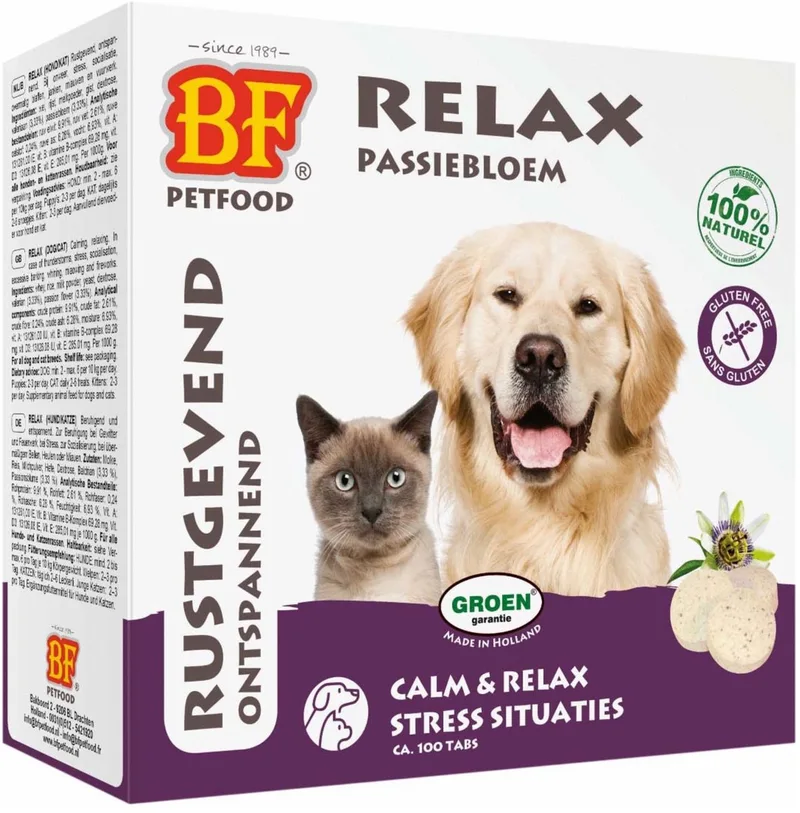 3x100 st Biofood relax hond/kat rustgevend/kalmerend hondensnack de Biofood – photo produit
