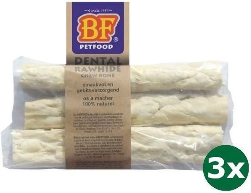 3xsmall 3 st Biofood kaantjes stick dental hondensnack de Biofood – photo produit