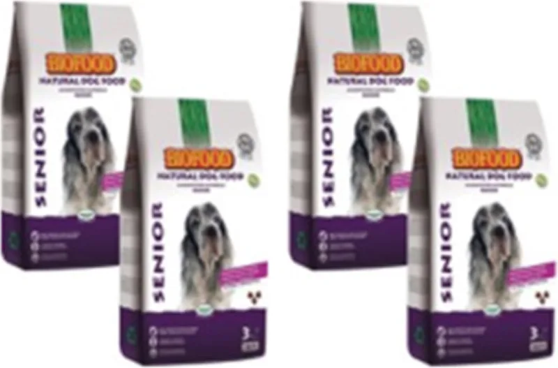 4x Biofood Senior Souplesse - Hondenvoer - 3kg de Biofood – photo produit