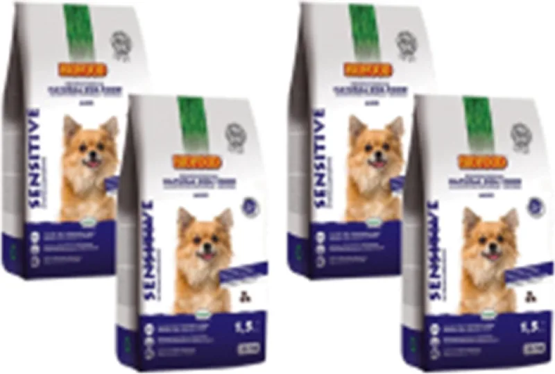 4x Biofood Sensitive Small Breed Graanvrij - Hondenvoer - 1.5kg de Biofood – photo produit