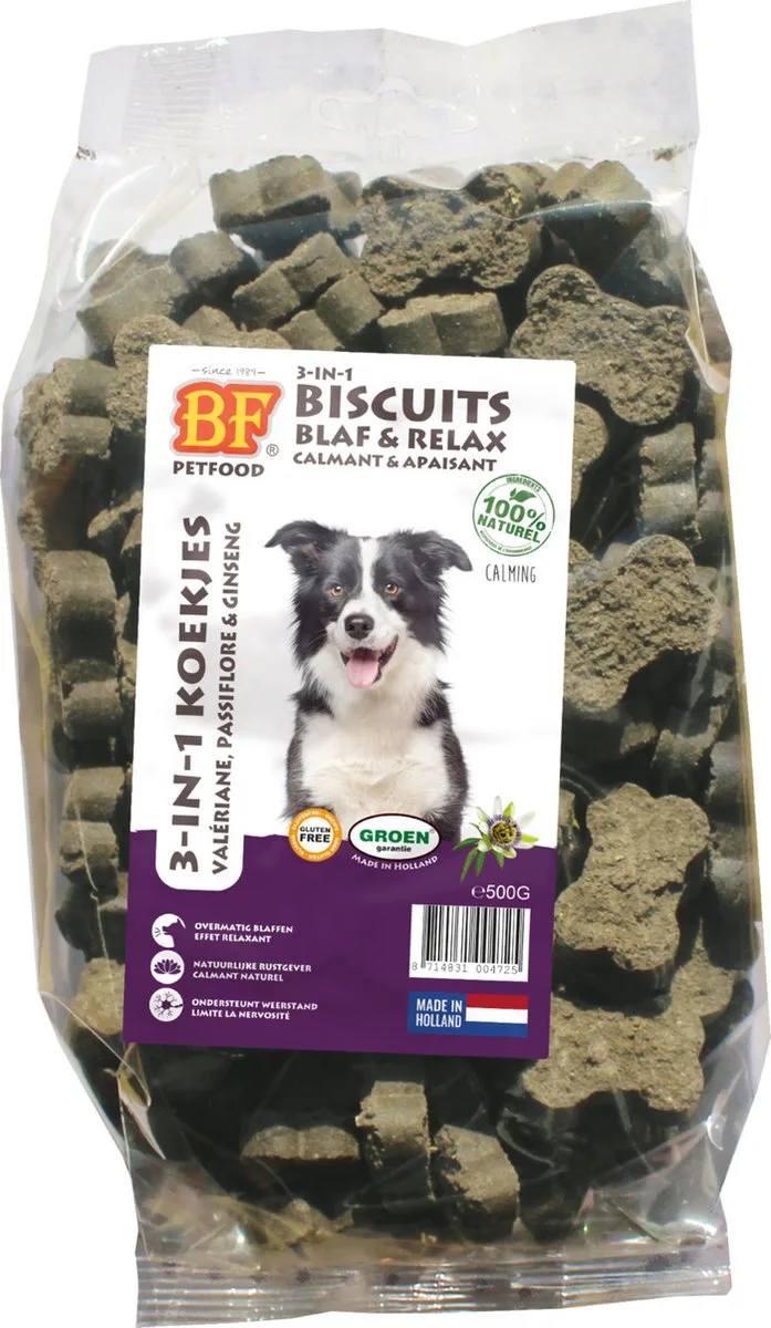 Bf 3 In 1 Koekjes - Hondensnacks - Kruiden 500 g von Biofood – Produktfoto
