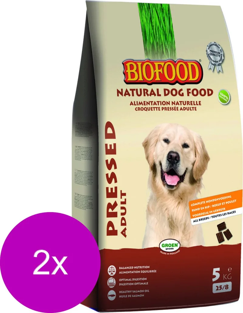 Bf Geperst - Hondenvoer - 2 x 5 kg fra Biofood – produktbillede