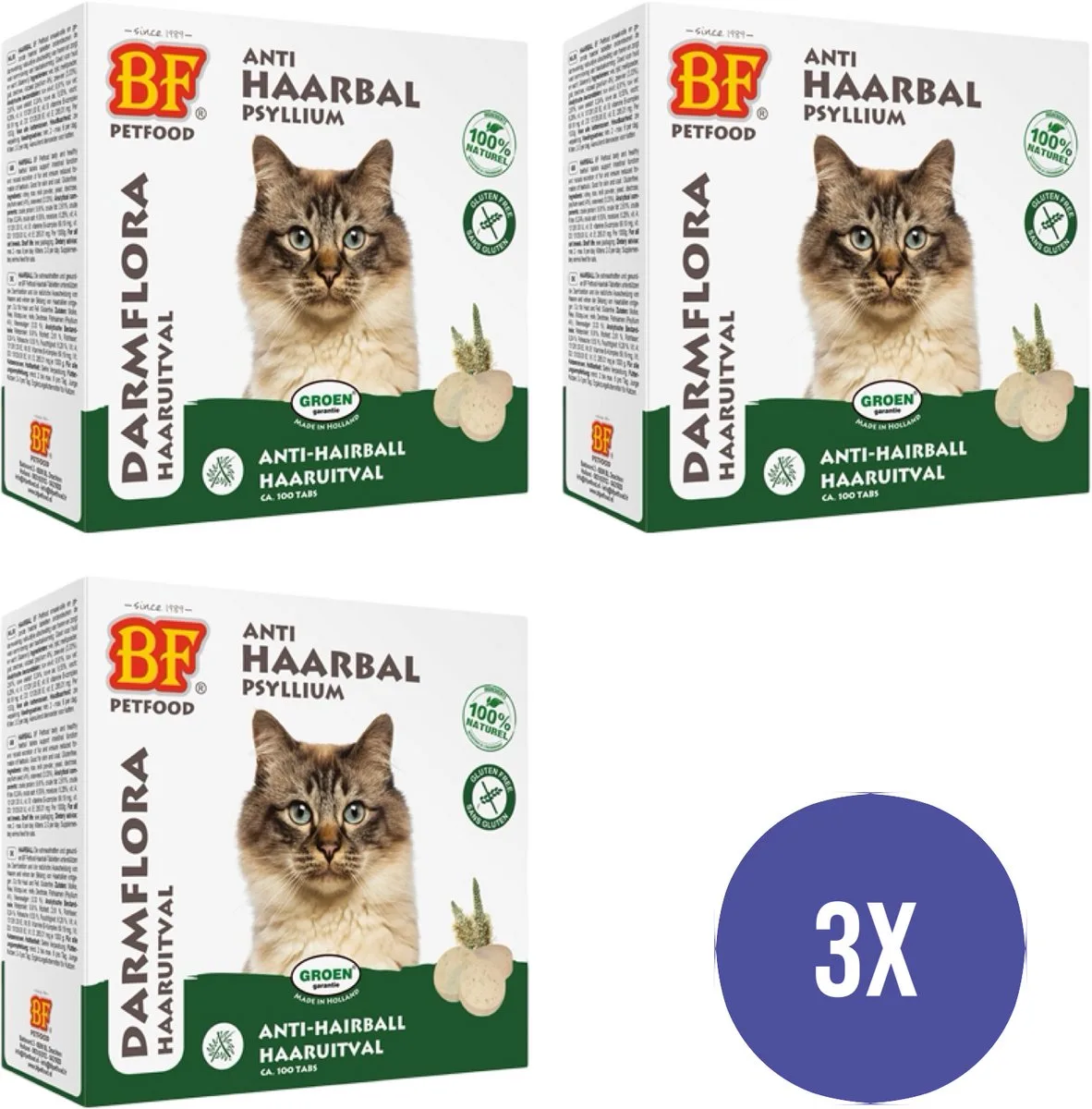 Bf Petfood Kattensnoepje Hairball Bij Haarbal de Biofood – photo produit