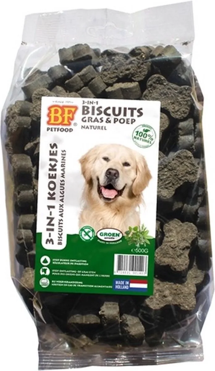 Biofood 3 In 1 Hondenmineralenkoekjes - Hondensnack - 500 g de Biofood – photo produit