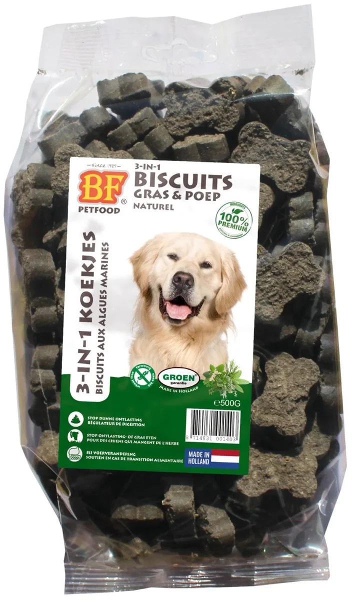 Biofood 3 In 1 Koekjes - Hondensnacks - 4 x 500 g de Biofood – photo produit