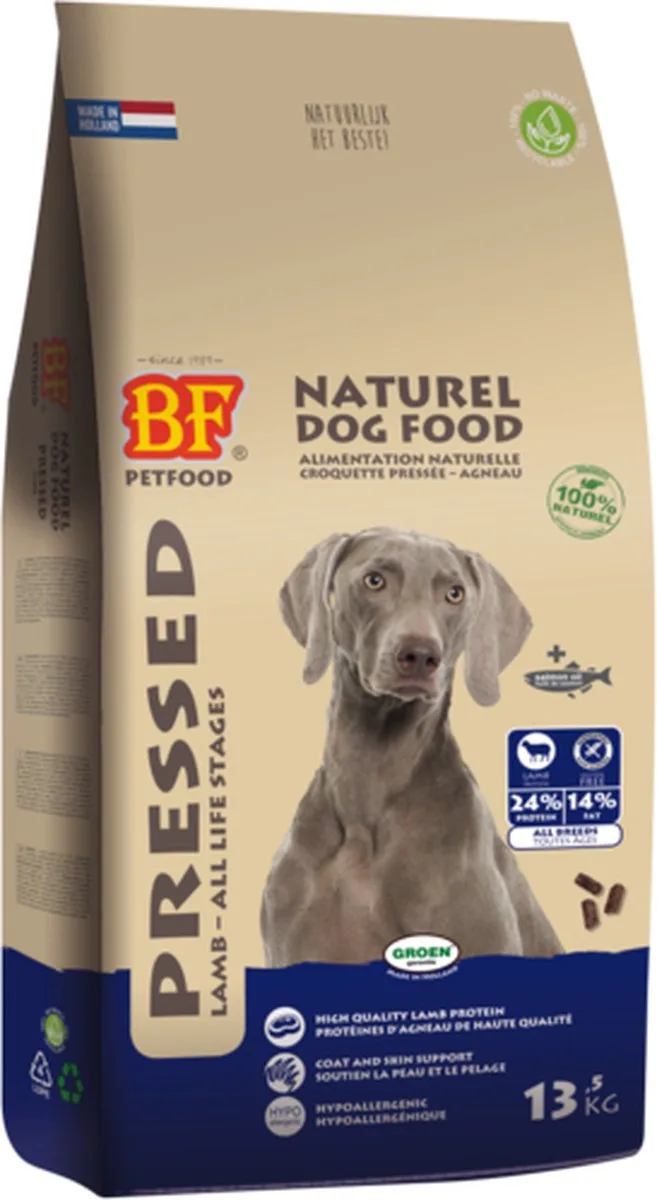 Geperst Lam & Rijst Glutenvrij- Hondenvoer - 13,5kg by Biofood – product photo