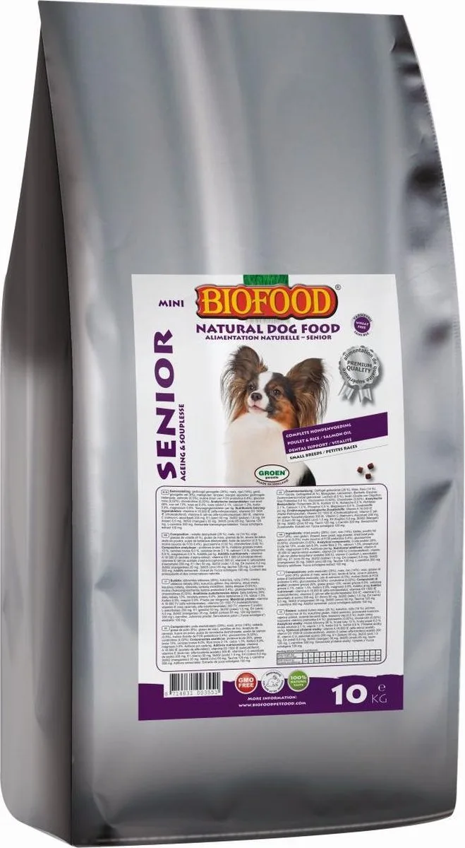Hondenbrokken Voor Senioren - Hondenvoer - 10KG von Biofood – Produktfoto