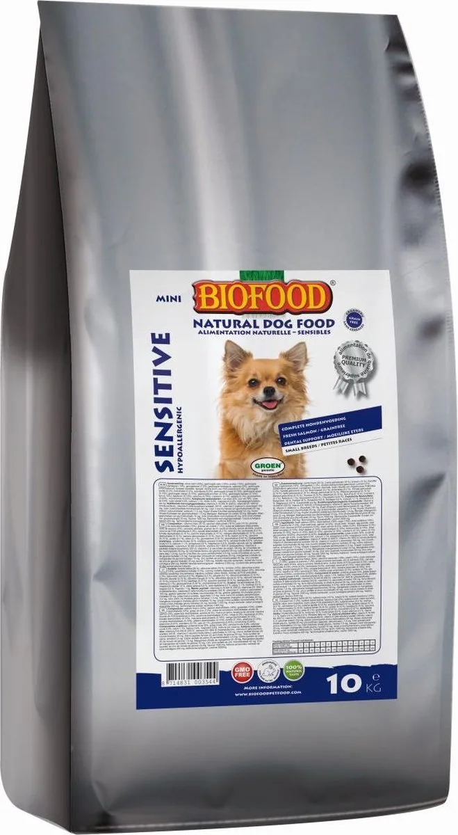 Hondenbrokken Voor Volwassene sensitive - Hondenvoer - 10kg by Biofood – product photo