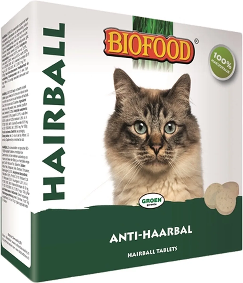 kattensnoepje hairball anti-haarbal - 100 st - 1 stuks de Biofood – photo produit