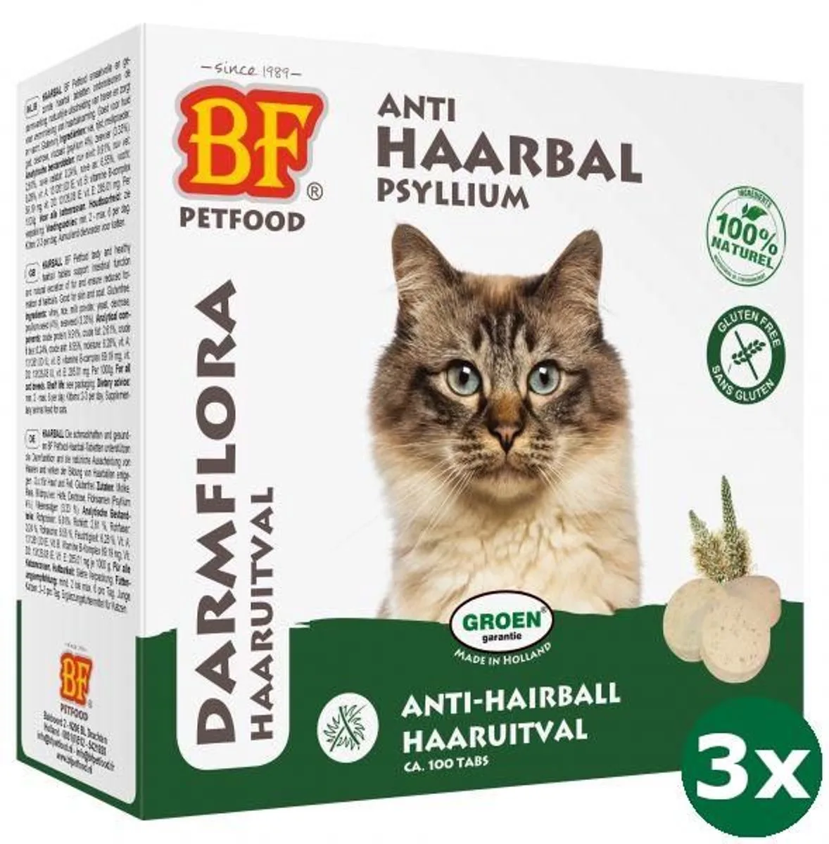 kattensnoepje hairball anti-haarbal 3x 100 st de Biofood – photo produit