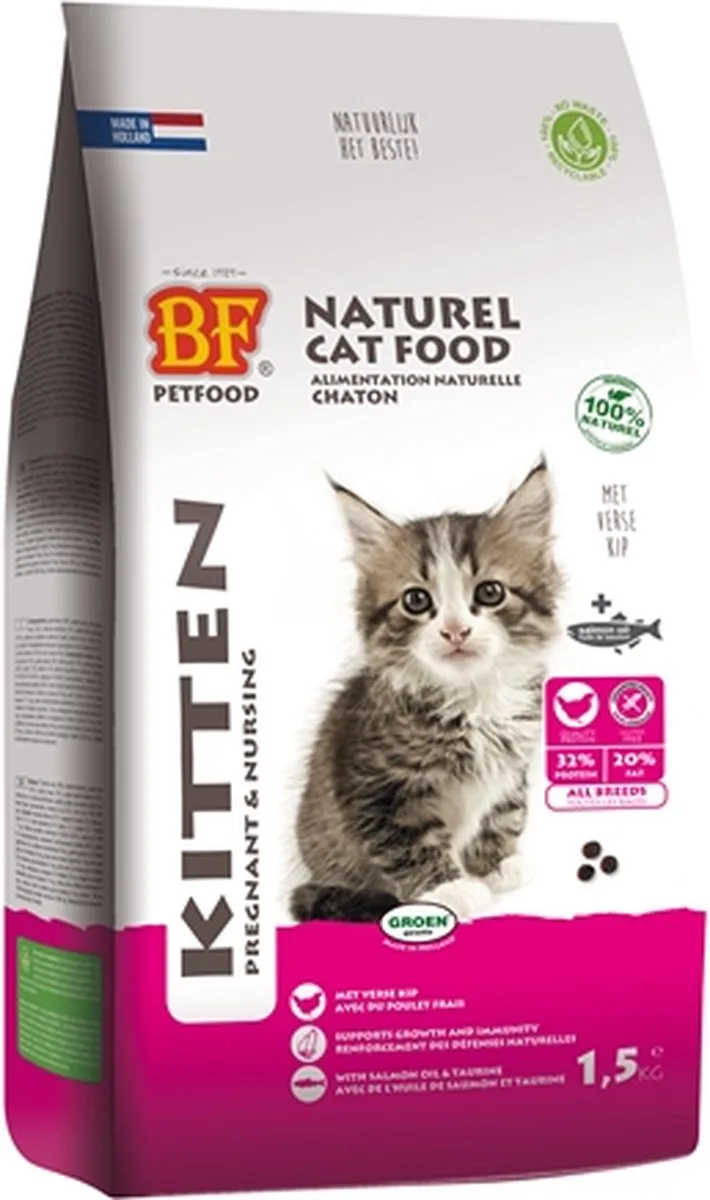 Kitten - Kat - Droogvoer - 1,5 kg de Biofood – photo produit