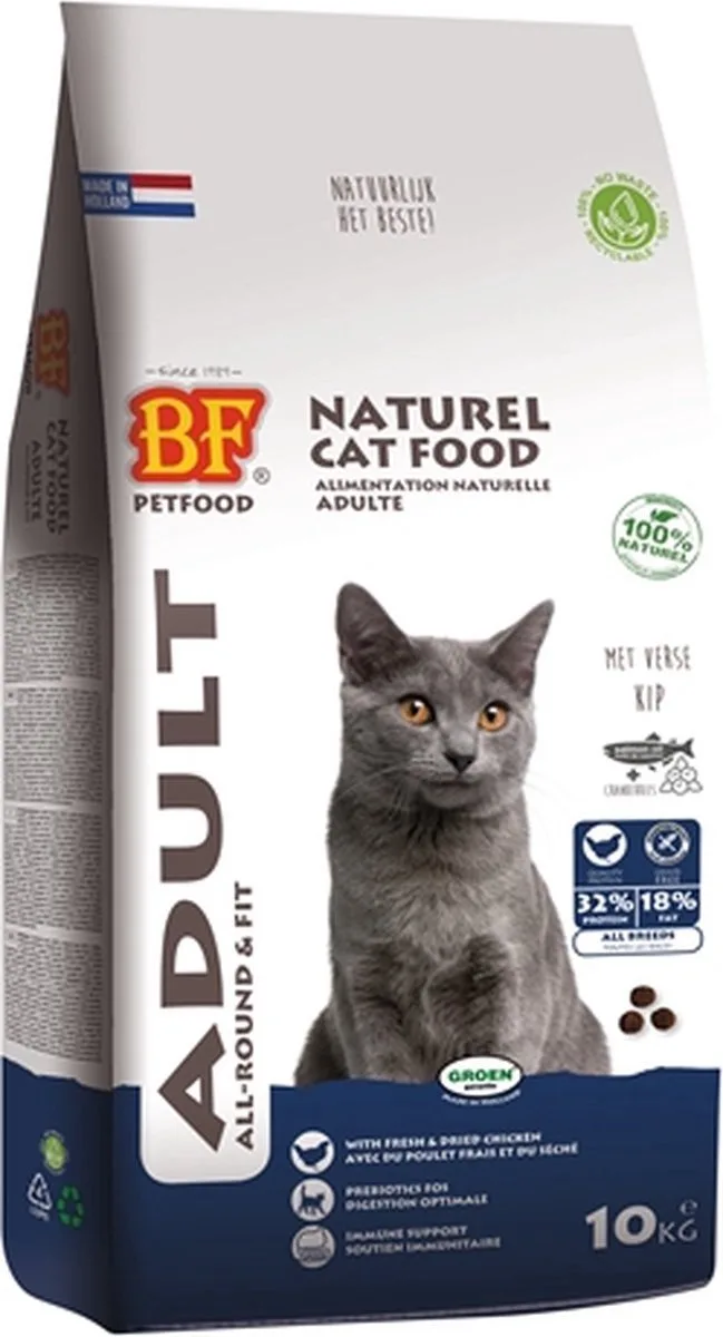 Premium Adult Fit - Kattenvoeding - 10kg von Biofood – Produktfoto