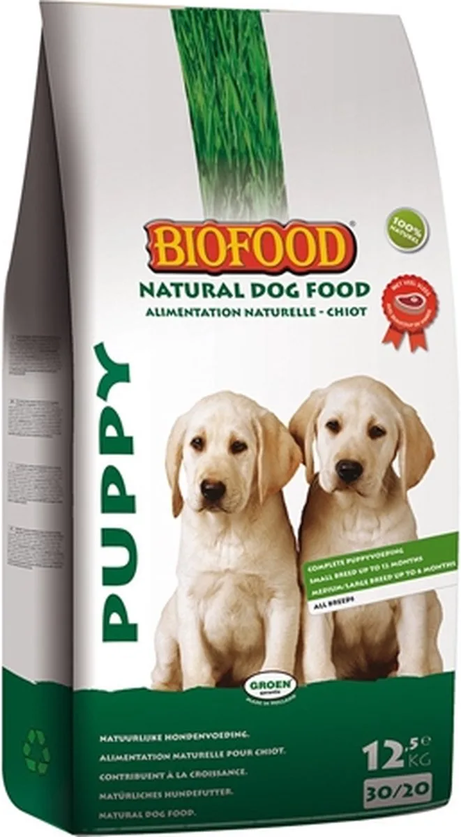puppy - 12,5 kg - 1 stuks fra Biofood – produktbillede