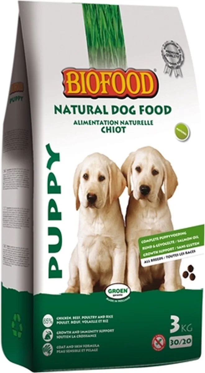 puppy - 3 kg - 1 stuks fra Biofood – produktbillede