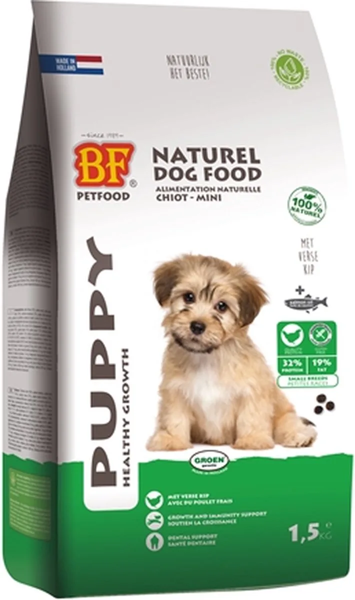 PUPPY SMALL BREED 1,5KG van Biofood – productfoto