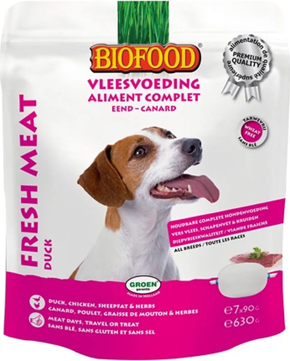 vleesvoeding eend - 630gr - 1 stuks von Biofood – Produktfoto