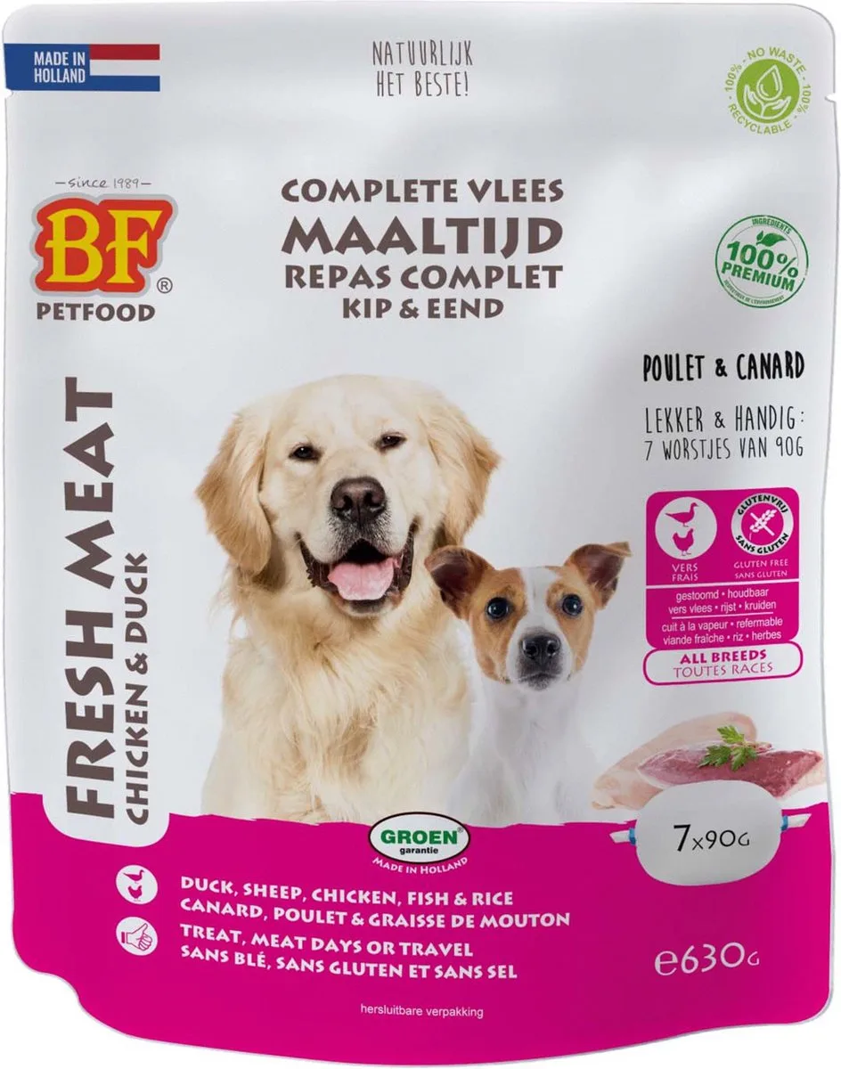 BF®PETFOOD BIOFOOD FLEISCH FOOD ENTENWURST von Biofood – Produktfoto