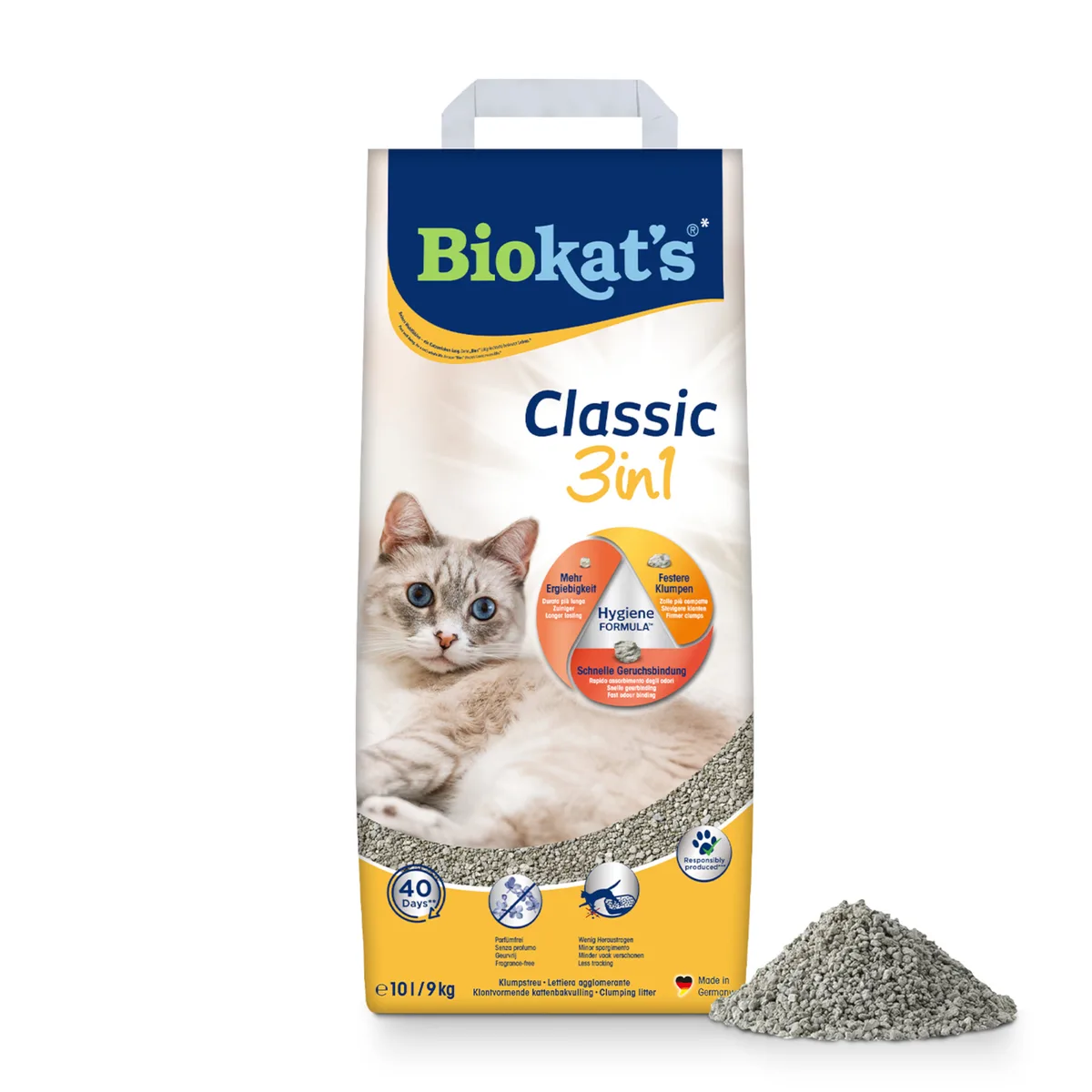 10L Classic 3in1 Biokat's Kattenbakvulling von Biokat's – Produktfoto