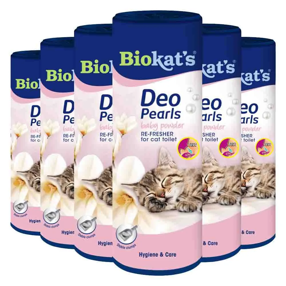 6x Biokat's Deo Pearls Babypoeder 700 gr van Biokat's – productfoto