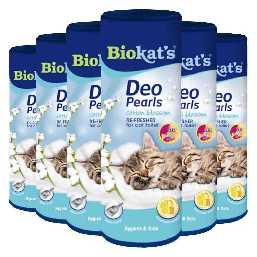 6x Biokat's Deo Pearls Cotton Blossom 700 gr von Biokat's – Produktfoto