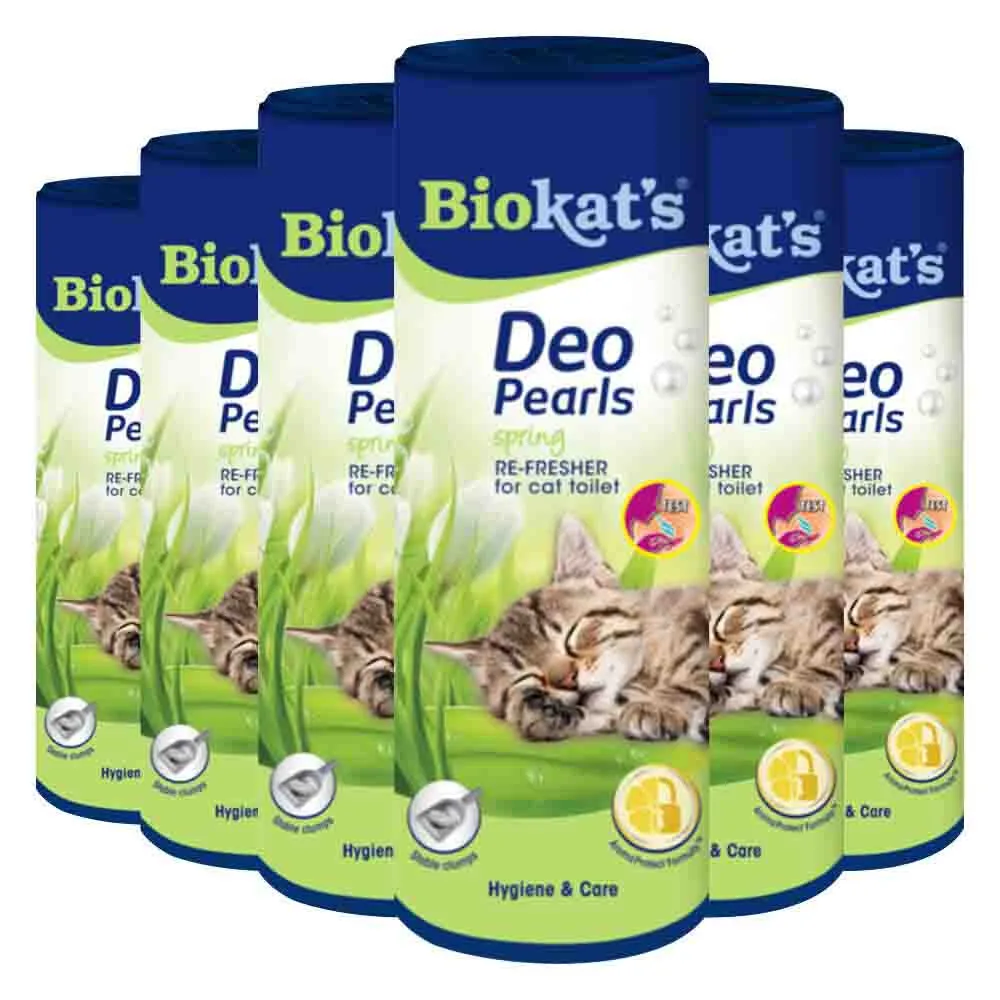 6x Biokat's Deo Pearls Spring 700 gr fra Biokat's – produktbillede