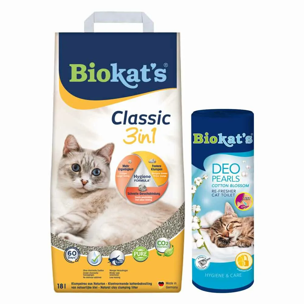 Classic & Deo Pearls Cotton Blossom Pakket van Biokat's – productfoto