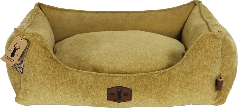 Divan Orthopedisch Hondenmand M by Boony in Ochre yellow – product photo