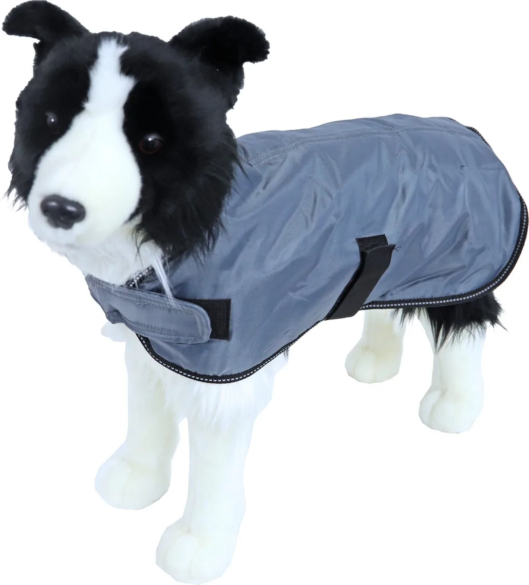 Dog fashion - Hondenjas Waterproof - Ruglengte 35 cm van Boony in Grijs – productfoto