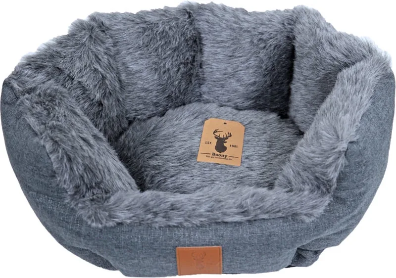 'Est 1941' - Badger Grey - Honden/Katten Mand - 50 cm de Boony en Gris – photo produit