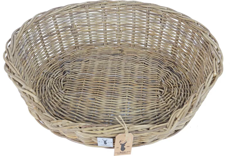 est1941 hondenmand ovaal 75 cm by Boony in Rotan – product photo