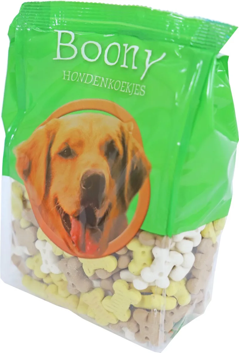 Hondenkoekjes - Puppy - Botjes Mix - Vanille - 350 gram - 1 zakje von Boony – Produktfoto