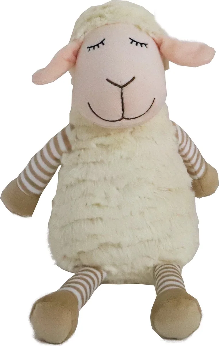 hondenspeelgoed schaap pluche met piep eco 34 cm by Boony in Beige – product photo
