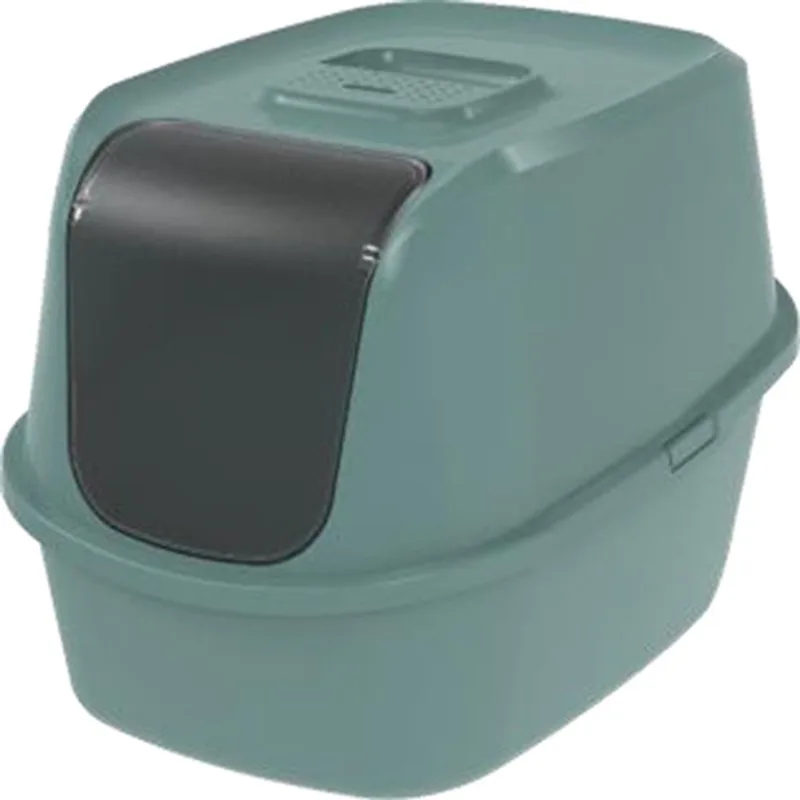Kattentoilet/ Kattenbak Bisogna - Kleur: Mistletoe Green - Afmetingen: 39 x 39 x 52 cm by Boony in Green – product photo
