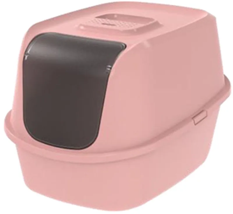 Kattentoilet/ Kattenbak Bisogna - Kleur: Pink - Afmetingen: 39 x 39 x 52 cm by Boony in Pink – product photo