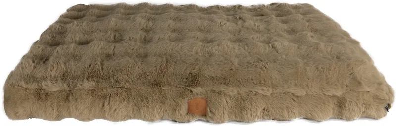 ligkussen Hondenkussen Imitatiebont - Kleur: - 100x70x9 cm by Boony in Stag Brown – product photo