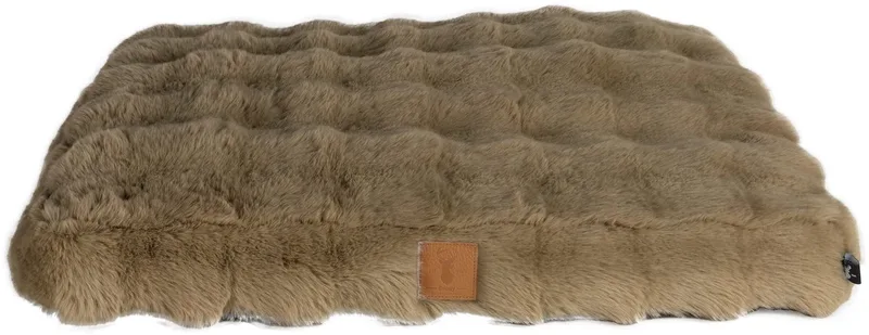 ligkussen Hondenkussen Imitatiebont - Kleur: - 70x50x7 cm de Boony en Stag Brown – photo produit