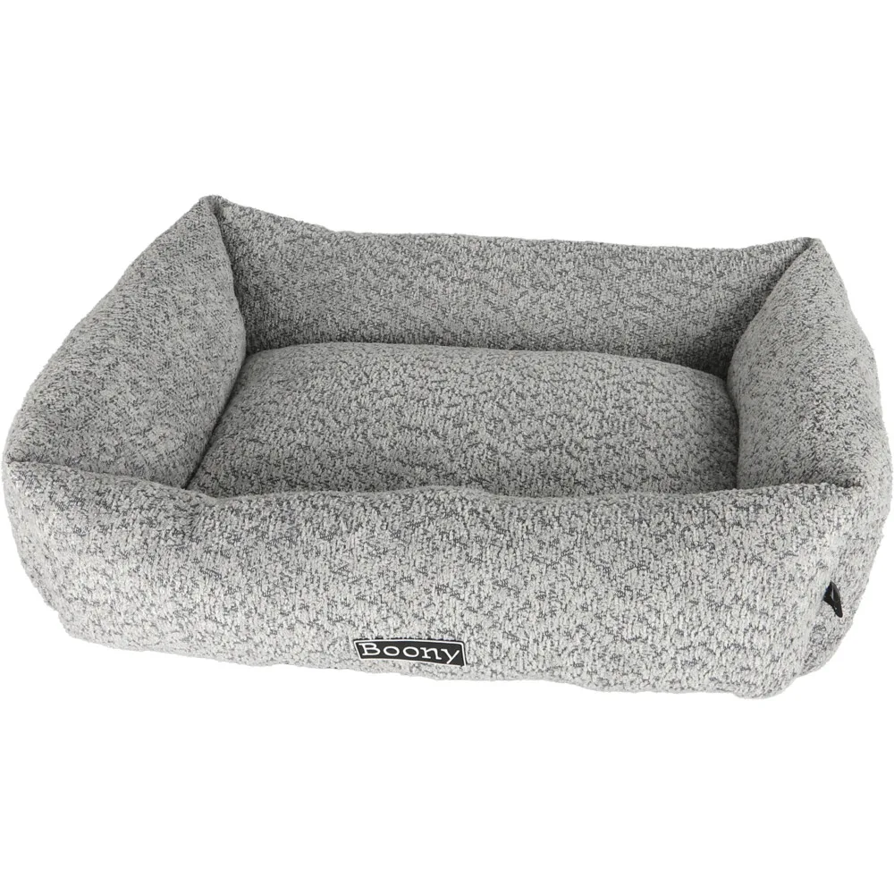 Lounger Chenille 65cm Grijs/Blauw de Boony – photo produit