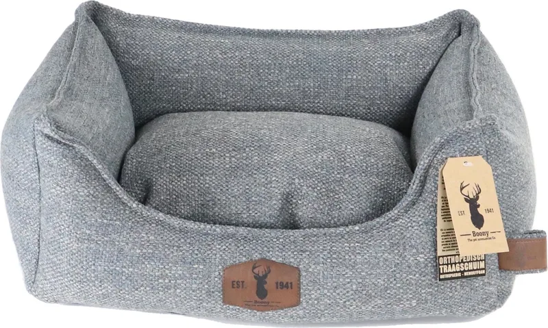 Orthopedische Hondenmand - Kleur: - Afmetingen: 60x45x23cm de Boony en Basalt Grey – photo produit