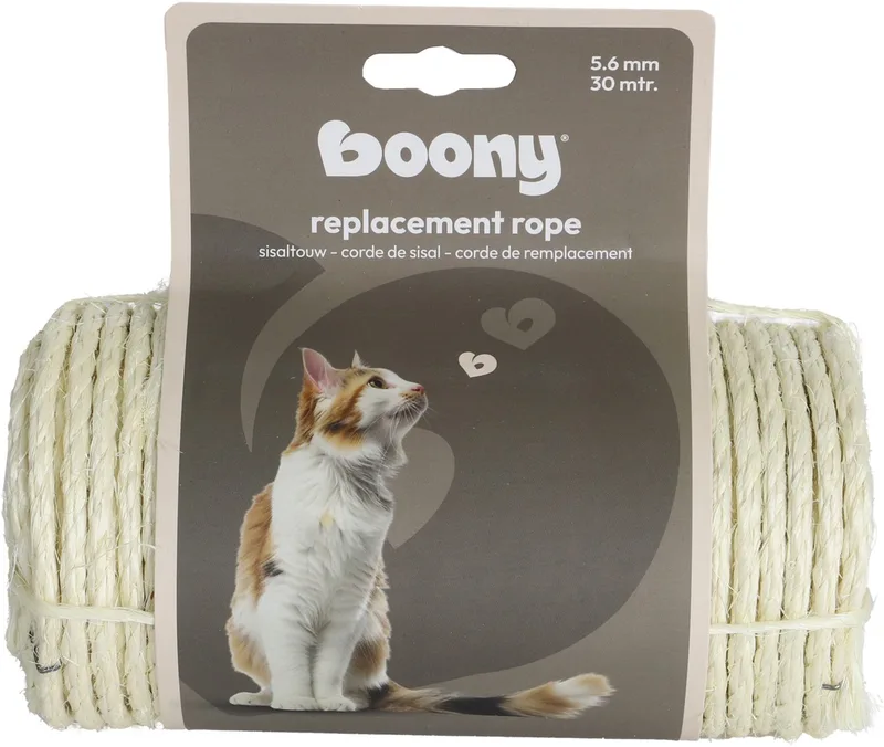 Sisal touw 5,6mm op rol 30 meter krabpaal by Boony in Beige – product photo