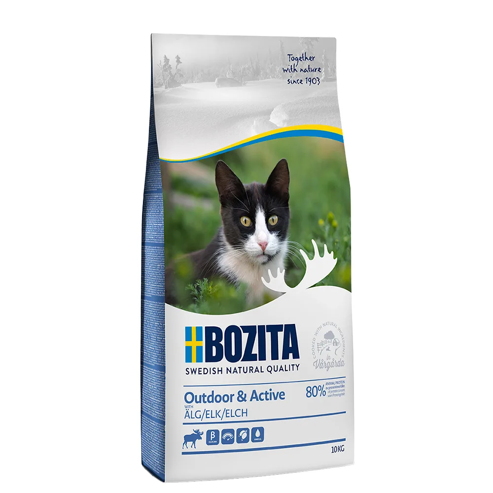 10kg Feline Outdoor & Active Bozita Kattenvoer by Bozita – product photo