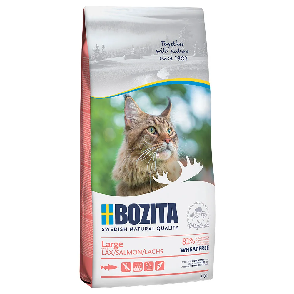 2kg Tarwevrij Large Bozita Kattenvoer by Bozita – product photo
